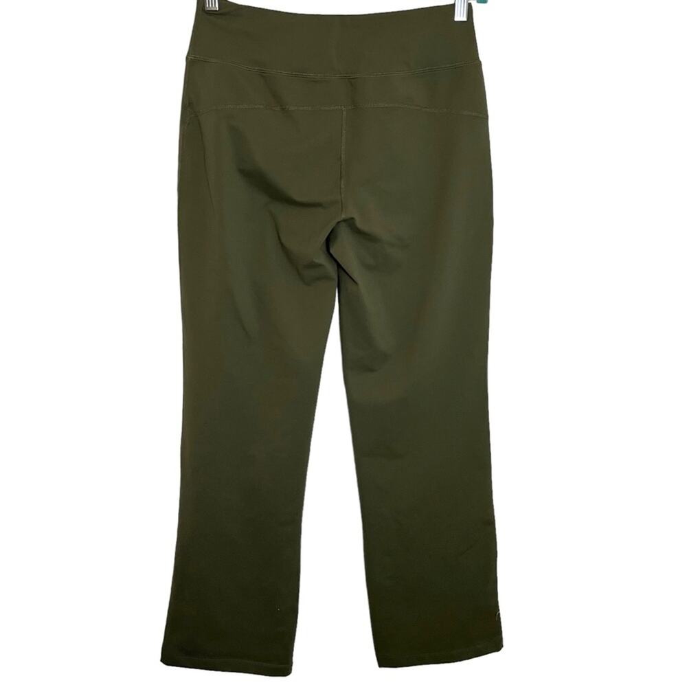 Lands’ End moss green pull on lounge pants leggings size Small - Picture 2 of 8